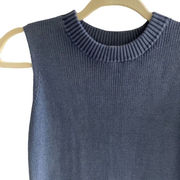Callahan Revolve Blue Sleeveless Knit Tunic Sweater Top Women’s Size XS - Picture 3 of 5
